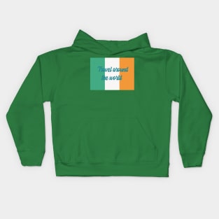 Travel Around the World - Ireland Kids Hoodie